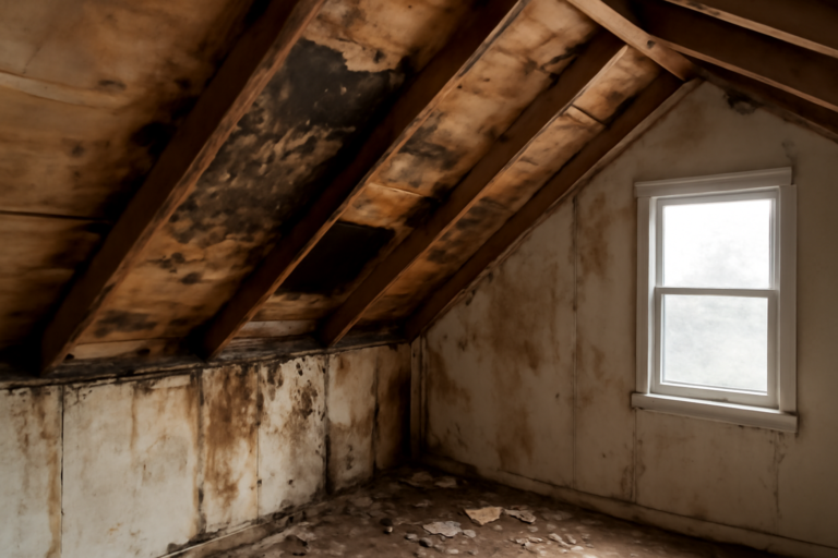 Attic Water Damage Restoration